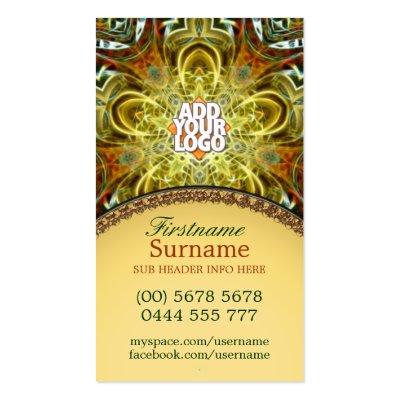 Enlightment Star New Age Business Card