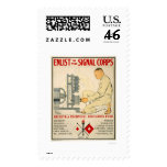 Enlist in Signal Corps 1919 postage