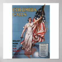 "Enlist Now for U.S. Army" circa 1916 Print