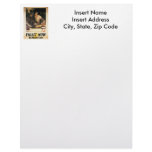 Enlist Now World War II Letterhead Design