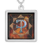 enochian letter "ceph" (z) pendant