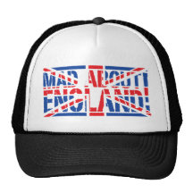 Enojado sobre Inglaterra Gorros