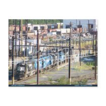 Enola Norfolk Southern Railroad Yard Harrisburg PA postcards
