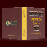 Enoteca Donato Recipe Folder binders