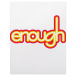 Enough (bright) letterhead design