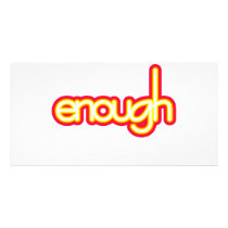 Enough (bright) picture card