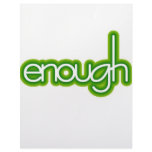 Enough (lime) customized letterhead