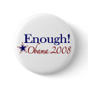Enough Obama 2008 (Lipstick on a pig) buttons by worldsfair Enough Obama 2008 (Lipstick on a pig) buttons