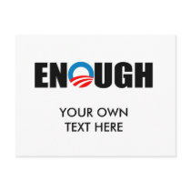 ENOUGH POSTCARD