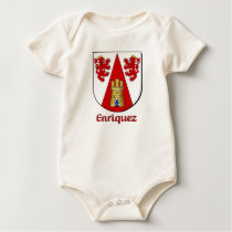 Enriquez Family Shield Infant Organic Creeper t-shirts
