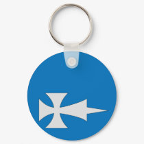 Enseña de Aragón, Cruz de Iñigo Arista keychains by ElHaim Enseña de Aragón, Cruz de Iñigo Arista keychains