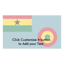 Ensign Of The Ghana Air Force, Germany flag Business Cards