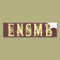 ENSMB light acronym sticker bumper stickers by emperornorton ENSMB light acronym sticker bumper stickers