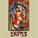 ENSMB mens brown ringer T-Shirt by emperornorton ENSMB mens brown ringer T-Shirt