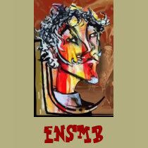 ENSMB mens orange ringer T-Shirt by emperornorton ENSMB mens orange ringer T-Shirt