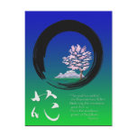 Enso circle and Zen wisdom by Ryokan Post Cards