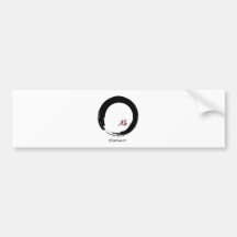 Enso Happiness Bumper Sticker