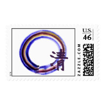 Enso, Kanji character for Clarity Postage