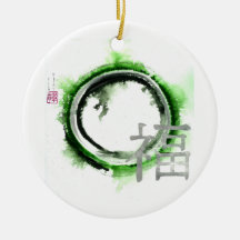 Enso Silver Blessings Christmas Ornament