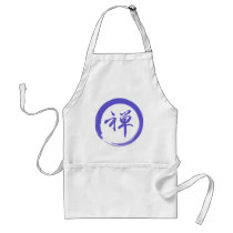 Enso Symbol with Zen Symbol Aprons