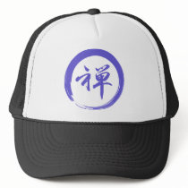 Enso Symbol with Zen Symbol Mesh Hat