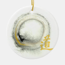Enso - Way in Gold Christmas Tree Ornaments