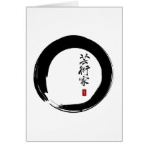 Enso with Japanese for Artist Card