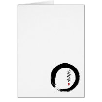 Enso with Japanese for Artist cards