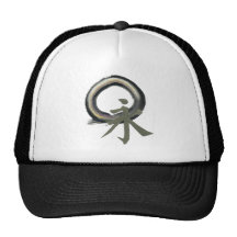 Enso with Kanji meaning Forever Mesh Hats