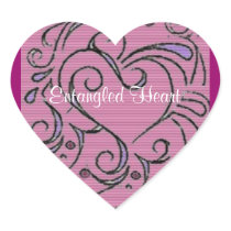 Entangled Heart Stickers