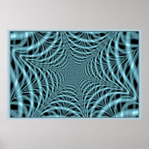 Entangled in a Blue Web Dream Poster