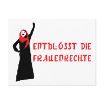 Entblösst die Frauenrechte! postcards