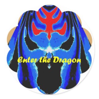 Enter the Dragon zazzle_sticker