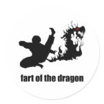 Enter the Fart of the Dragon Sticker