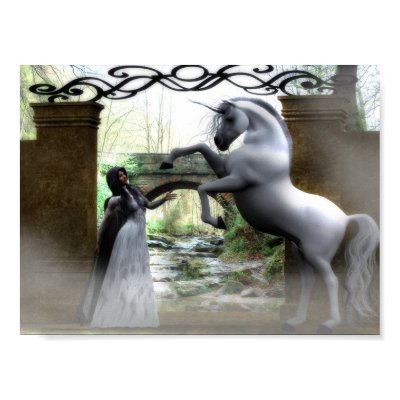 Enter the Realm of the Unicorn Poster by LadyFire_Ice