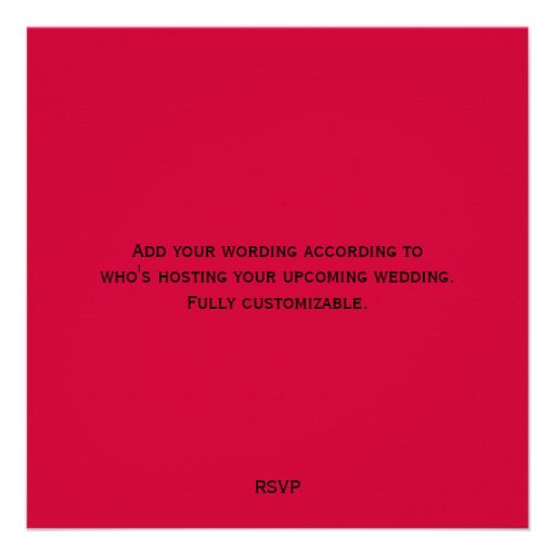 Entering the Gate of Happiness Wedding Invite