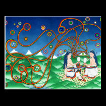 Entering the Heart of the Sun and Moon [postcard] postcards