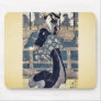 Entertainer on a veranda by Kikukawa,Eizan Mousepad