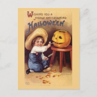 Entertaining Halloween Postcards