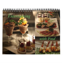 Entertaining with Food Wall Calendar