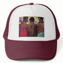 Entertainment In Tahiti By Gauguin Paul Hat