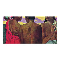 Entertainment In Tahiti By Gauguin Paul Photo Greeting Card