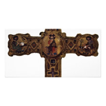 Enthroned Christ And The Four Evangelists (Medalli Photo Greeting Card