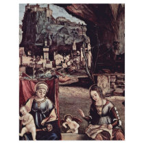 Enthroned Madonna And John The Baptist, Left: Flyer Design
