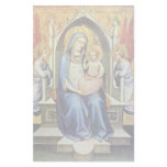 Enthroned Madonna By Lorenzo Monaco Don Personalized Stationery