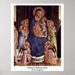 Enthroned Madonna Detail By Fra Angelico Posters