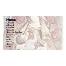 Enthroned Madonna (Enthroned Maria Lactans) Business Card Templates