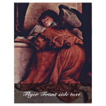 Enthroned Madonna With Angels And Saints Left: St. Personalized Flyer