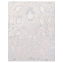 Enthroned Ruler And His Followers By Meister Des B Custom Letterhead