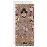 Enthroned Ruler And His Followers By Meister Des B Custom Rack Cards